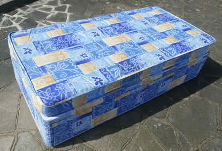 Photo of free Single bed divan base + mattress (Shirley CR0) #1