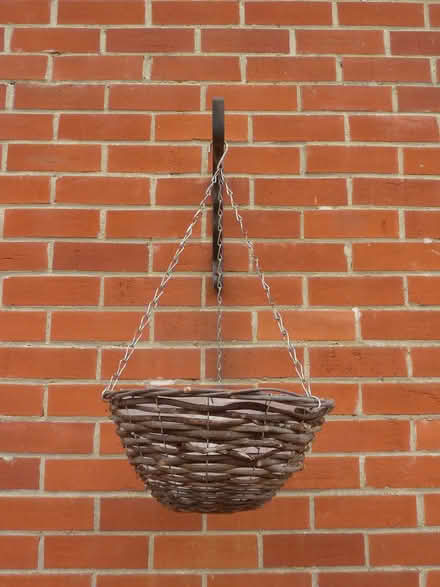 Photo of free Pair of wicker hanging baskets (Northcourt OX14) #2