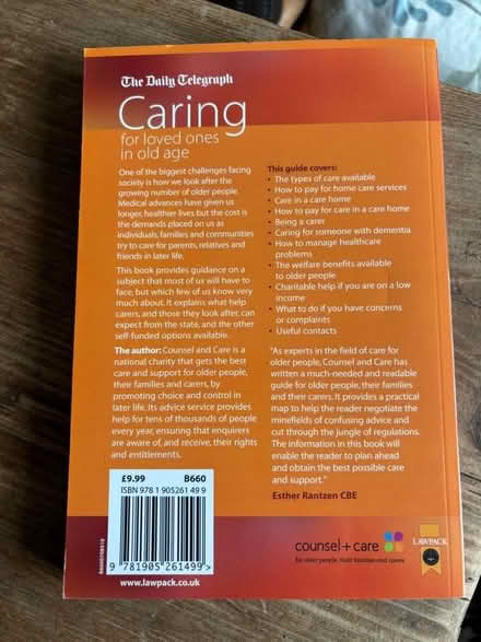 Photo of free Book - Caring for loved ones (Lemsford AL8) #2