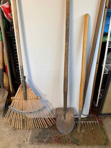 Photo of free Yard Tools – Rakes, Shovel, Weeder (Patterson Park- Dayton) #1