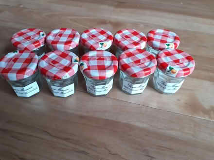 Photo of free 10 miniature jam jars (HX7) #1