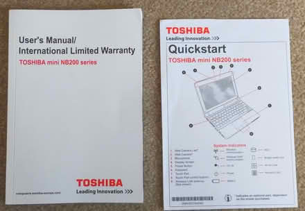 Photo of free Toshiba Netbook NB200 (Hitchin SG5) #4
