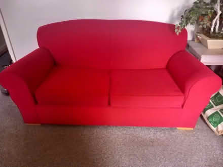 Photo of free red bed settee sofa (Arleston TF1) #1