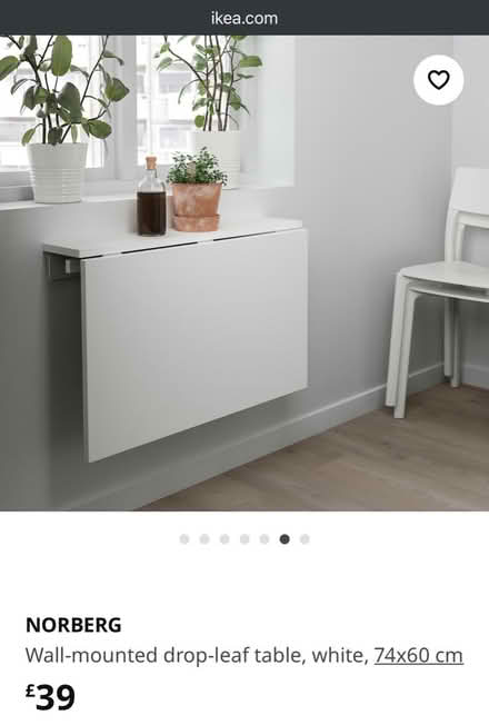 Photo of free IKEA wall-mounted folding table (Se1 0eq) #2