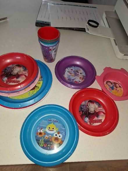 Photo of free Kids cups plates and bowls (Malvern Link WR14) #1