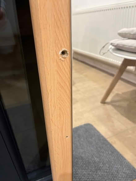Photo of free Mirror stuck to old wardrobe door (Whitehill SG4) #2
