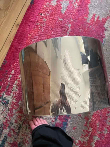 Photo of free Silver Lampshade/world map (Boscombe BH7) #1