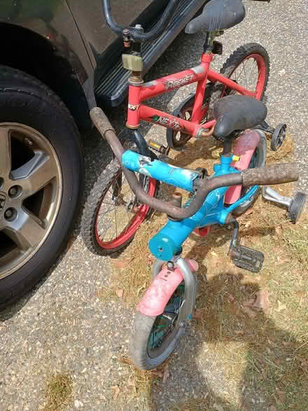 Photo of free 2 toddler bicycles (Newport News, Bruton Ave) #2