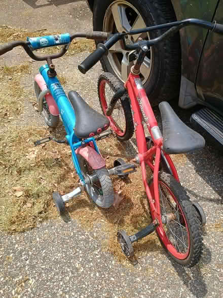 Photo of free 2 toddler bicycles (Newport News, Bruton Ave) #3