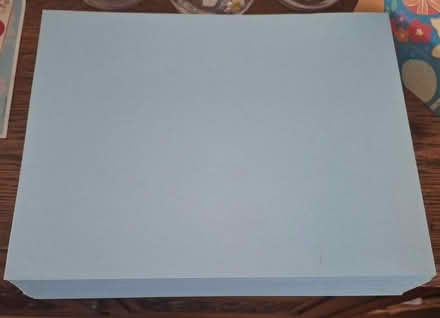 Photo of free Light blue cardstock (SR, Bret Harte, near Jackson's) #1