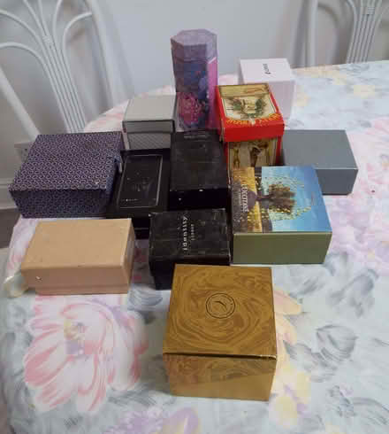 Photo of free 12 small cardboard boxes for crafts - to paint, decoupage (Bingham NG13) #2