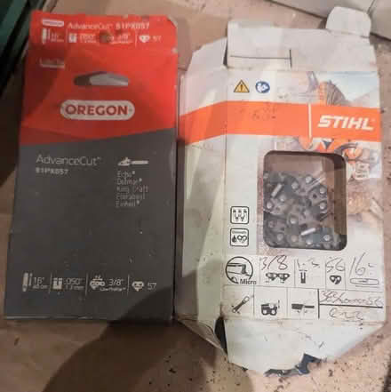 Photo of free 2 chain saw chains (Balsall Heath B12) #1