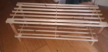 Photo of free Wooden shoe rack (St Leonards TN38) #1