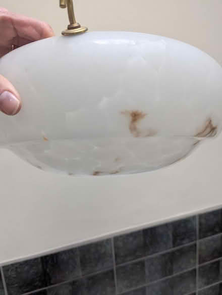 Photo of free 1930s vintage glass light shade (Rowlands Gill NE39) #4