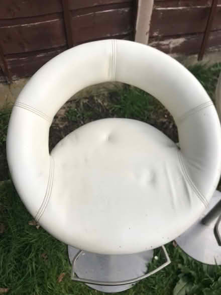 Photo of free 2 x Leather Bar Stools (SK6 Stockport) #3