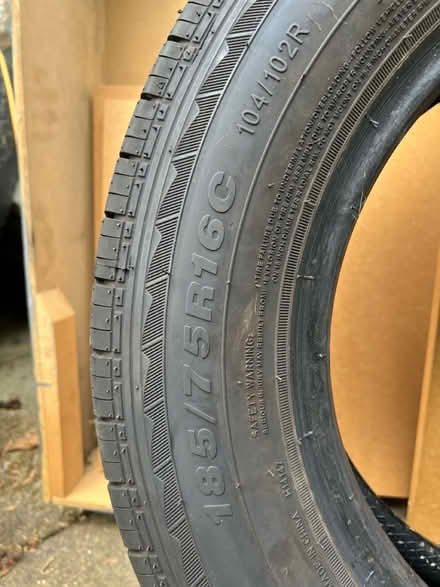 Photo of free Large tire 185/75/16 (Hanworth Park TW13) #3