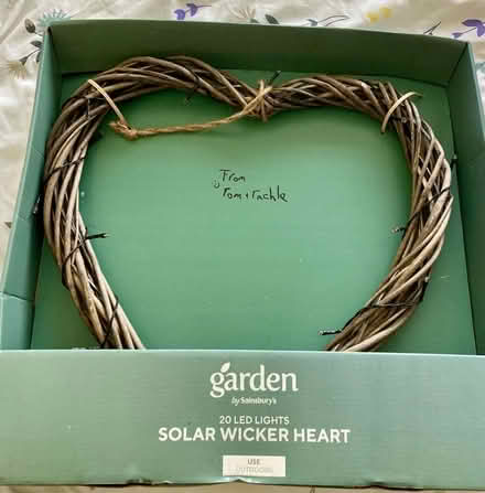 Photo of free Solar lit heart garden decoration (Brickhill MK41) #1
