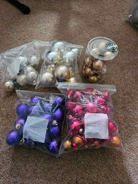 Photo of free Christmas baubles - various colours (Drayton OX14) #1