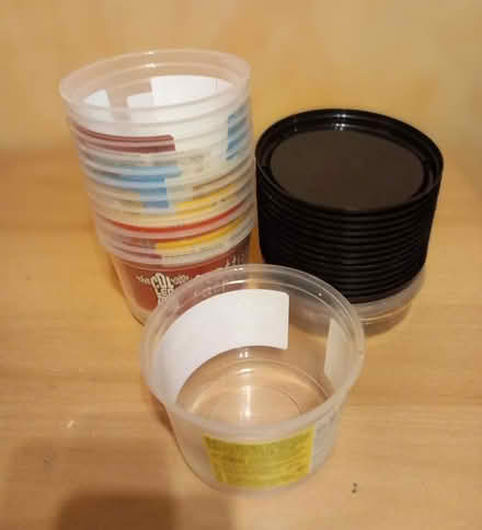 Photo of free Plastic tubs with lids (Worcester Park) #1