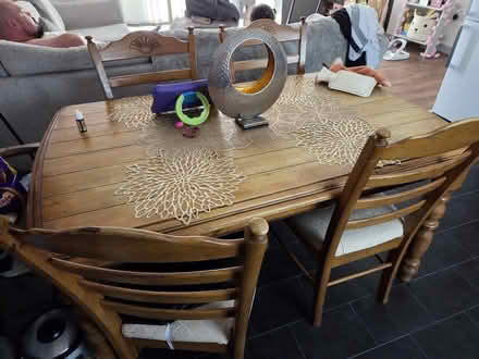 Photo of free Wooden table and chairs (Trumpington cambridge) #1
