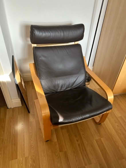 Photo of free Leather IKEA chair (darwen BB3) #1