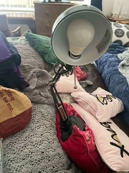 Photo of free Black extendable desk lamp (Boscombe BH7) #1