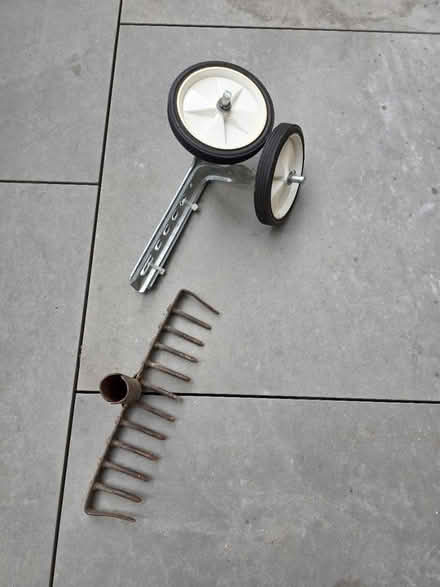 Photo of free Kids bike stabilisers + fork head (Brentwood CM13) #1