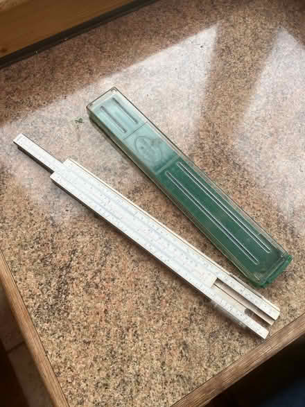 Photo of free Slide rule with case (OX4 Temple Cowley Oxford) #1