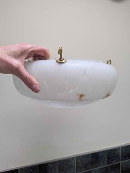 Photo of free 1930s vintage glass light shade (Rowlands Gill NE39) #2