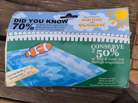 Photo of free Liquid Swimming Pool Cover (Methuen, MA) #1