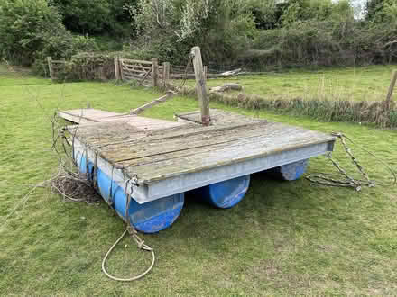 Photo of free Hinged river mooring with platform (Clevelode WR13) #3