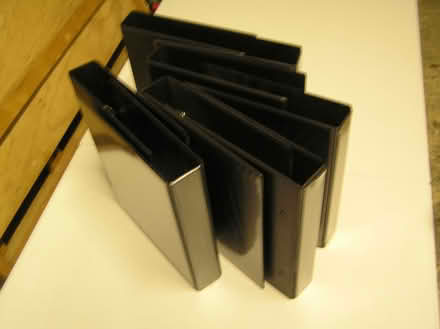 Photo of free 8 New A5 ring files black (West Moors) #3