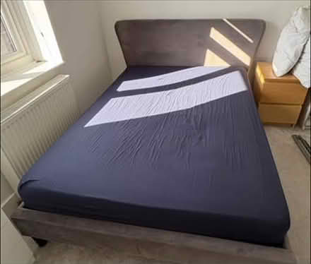 Photo of free Grey Double Bed Frame (Putney Vale) #1