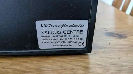 Photo of free Wharfedale Centre Speaker (TW1 Twickenham) #3