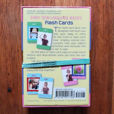 Photo of free Baby sign language flashcards (Ann Arbor Northwest Side) #2