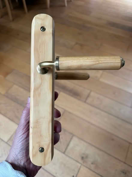 Photo of free 4x Wooden internal door handles (Cumnor OX2) #1