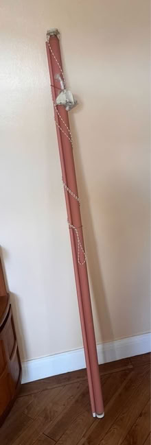 Photo of free Manual Pink/Terracotta Roller Blind 1.52m wide (New Malden KT3) #1