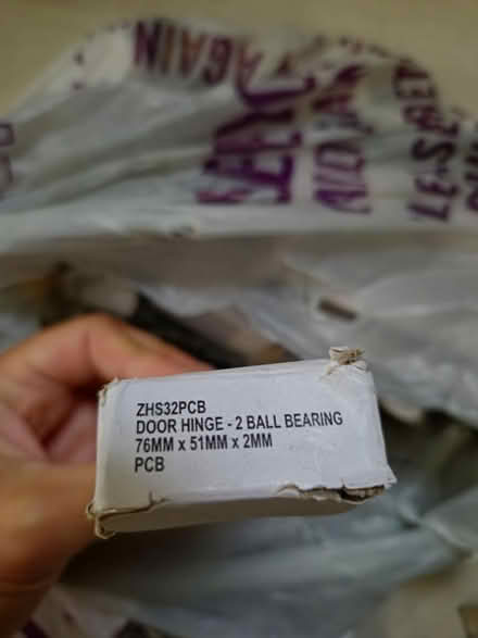 Photo of free 30 new zoo hardware door hinges (CR4 Mitcham) #3