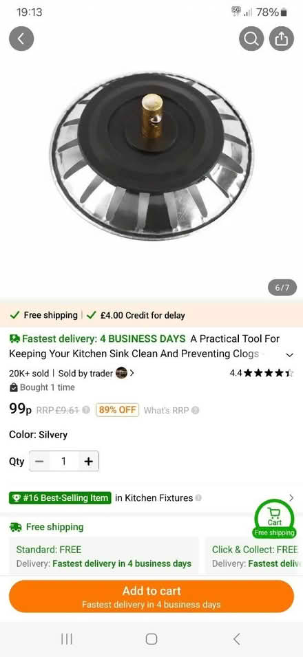 Photo of free Kitchen sink drainer plugs x2 (South norwood SE25) #3