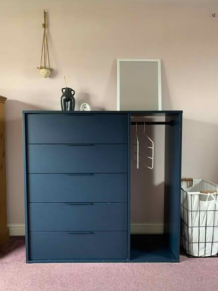 Photo of free IKEA Nordmela Drawers & Rail - Blue (BS5) #1