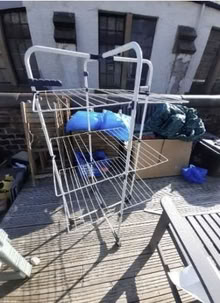 Photo of free 2 x clothes horses / airers (Kilbowie Road Clydebank) #3