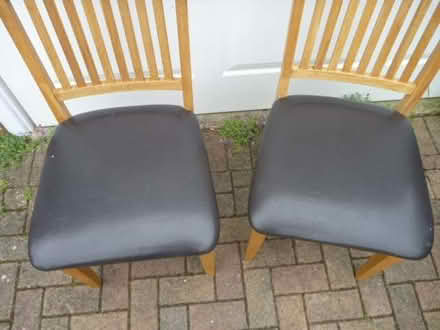 Photo of free 2 Oak Dining Chairs (Bracknell Forest RG12) #3