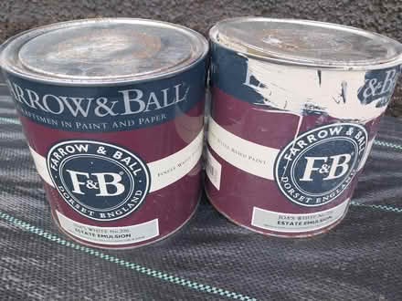 Photo of free 1 and half pots of Joa White Emulsion Farrow and Ball (Kendal LA9) #1