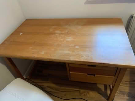 Photo of free Pine wood desk (Sutton Courtenay OX14) #1