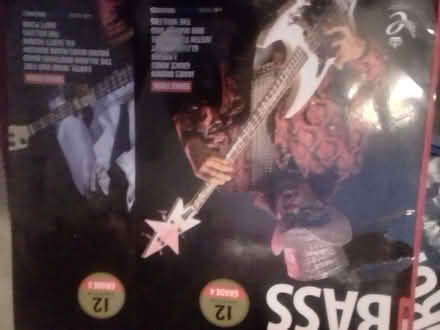 Photo of free rock school drums & bass guitar learning books. (Askew Road W12) #2