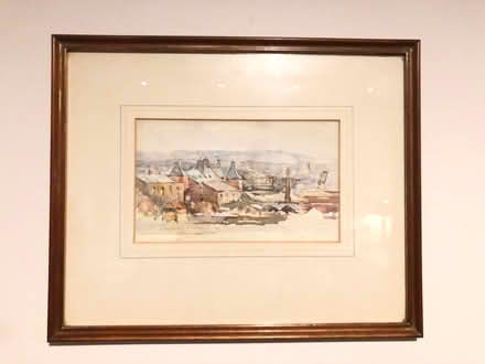 Photo of free Framed watercolour (?) painting (Whitehall BS5) #1