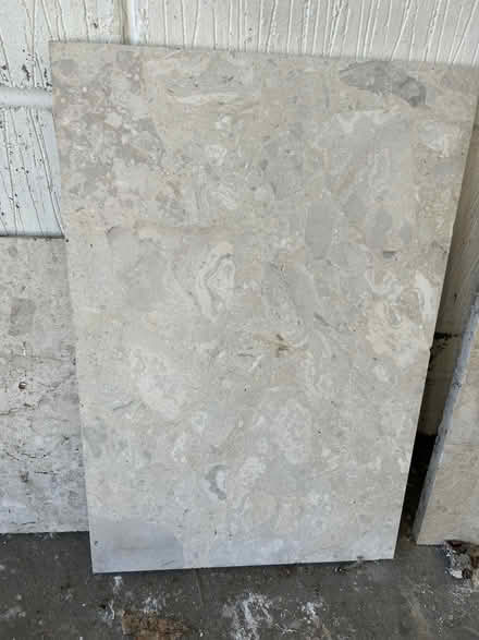 Photo of free 2 marble paving tiles (Bramhall SK7) #3