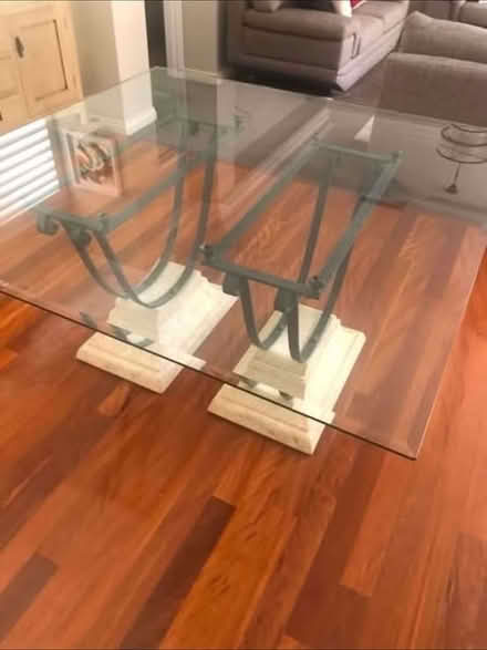 Photo of free 1500 square glass dining table (Ascot) #3
