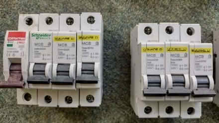 Photo of free RCCBs, main switch and MCBs (Longbarn WA2) #4