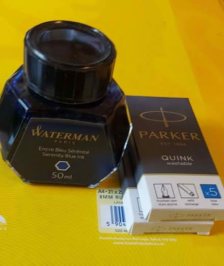Photo of free Fountain pen ink (Waterman and Quink cartridges) (New Hinksey OX1) #1